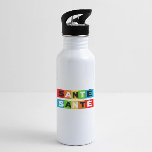 Santé en couleurs - 20 oz Water Bottle