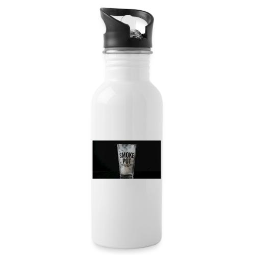 **Smoke Pot Glass TEE** - 20 oz Water Bottle