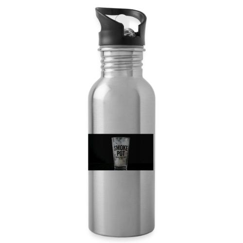 **Smoke Pot Glass TEE** - 20 oz Water Bottle