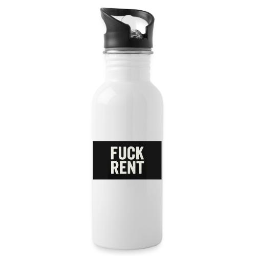 FUCK RENT TEE - 20 oz Water Bottle