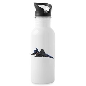 McDonnell Douglas F-15E Strike Eagle - 20 oz Water Bottle - white - Right