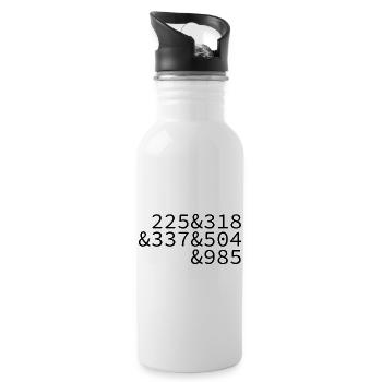 Louisiana Area Codes - 20 oz Water Bottle - white - Right
