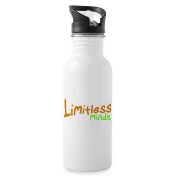 Limitless Minds - 20 oz Water Bottle - white - Right