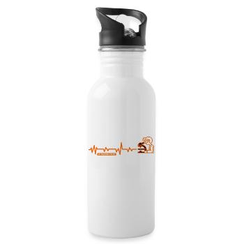 Passion Pulse : Science Microscope - 20 oz Water Bottle - white - Right