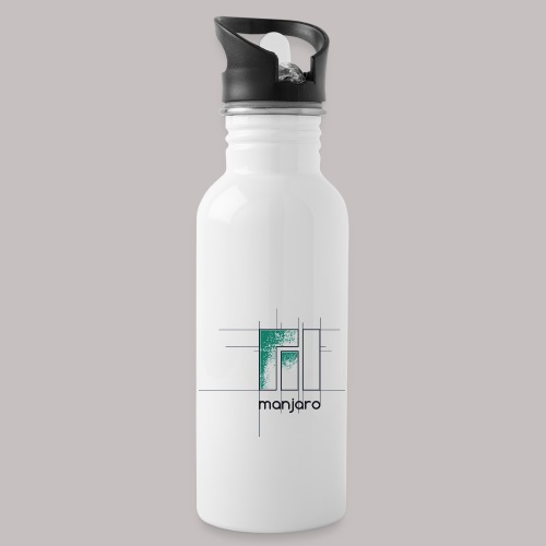 Manjaro Logo Draft - 20 oz Water Bottle