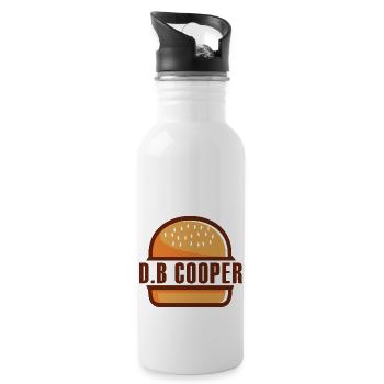 Cooper Funny Burger - 20 oz Water Bottle - white - Right
