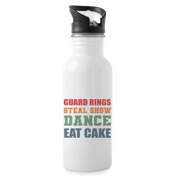 Guard Rings Dancer Gift - 20 oz Water Bottle - white - Right