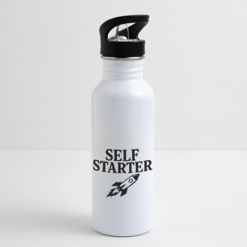 Self Starter Rocket Motivation Shirt - 20 oz Water Bottle