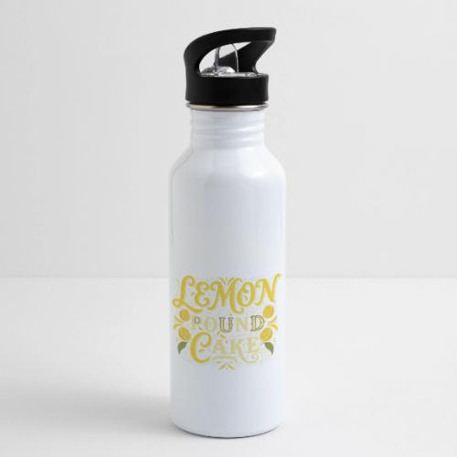 Lemon Pound Cake Vintage Flourish - 20 oz Water Bottle