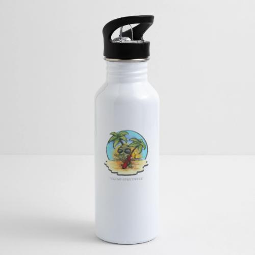 let's have a safe surf home - 20 oz Water Bottle