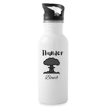 Thunder Bomb - 20 oz Water Bottle - white - Right
