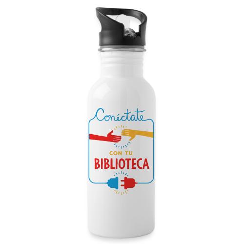 Conéctate Con Tu Biblioteca - 20 oz Water Bottle