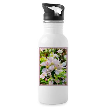 Gorgeous Malus Asiatica Photo - 20 oz Water Bottle - white - Right