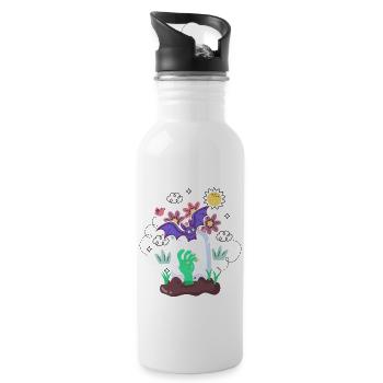 Happy Halloween The Horror Event - 20 oz Water Bottle - white - Right