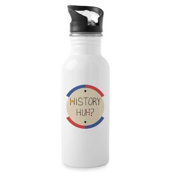 History Huh Red White and Royal Blue - 20 oz Water Bottle - white - Right
