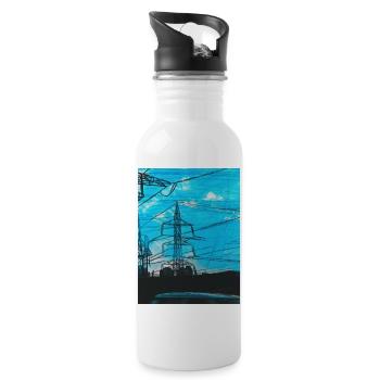 Window View - 20 oz Water Bottle - white - Right
