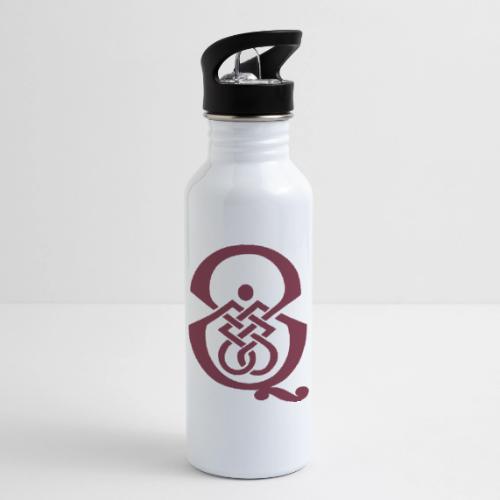 qcpb maroon logo - 20 oz Water Bottle