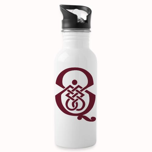 qcpb maroon logo - 20 oz Water Bottle