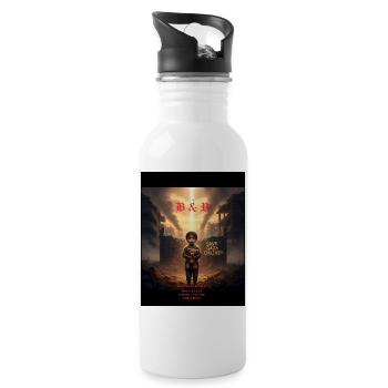 I Heart Gaza Children Protest Art no culpability  - 20 oz Water Bottle - white - Right