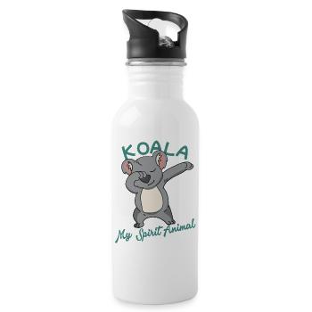 Koala Spirit Animal Dance - 20 oz Water Bottle - white - Right