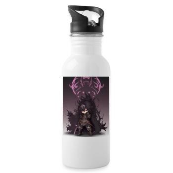 shadow fighter of hope - 20 oz Water Bottle - white - Right