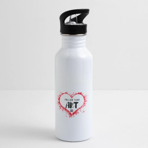 follow your art - 20 oz Water Bottle