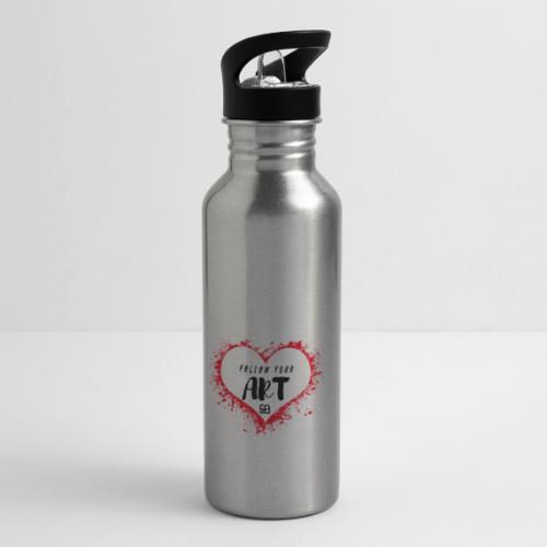 follow your art - 20 oz Water Bottle