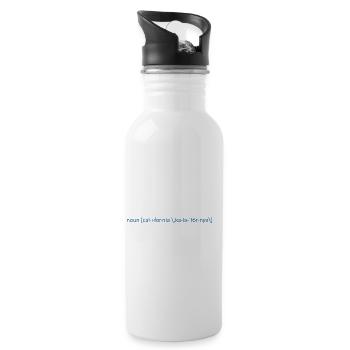 California State California Definition - 20 oz Water Bottle - white - Right