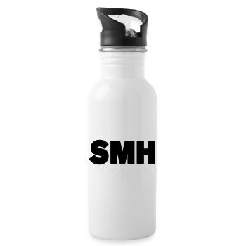 SMH | Text Slang - 20 oz Water Bottle - white - Right