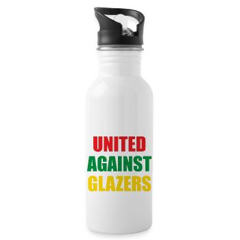 United Against Glazers - 20 oz Water Bottle - white - Right