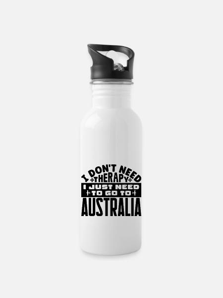 I Don t Need Therapy I Just Need To Go To - 20 oz Water Bottle - white