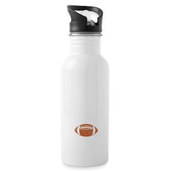 Just Here For Snacks - 20 oz Water Bottle - white - Right