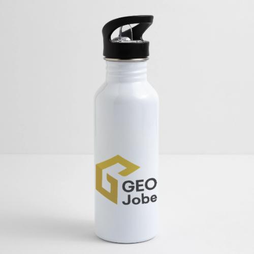 GEO Jobe Logo 2024 Final Stacked padded darkg - 20 oz Water Bottle