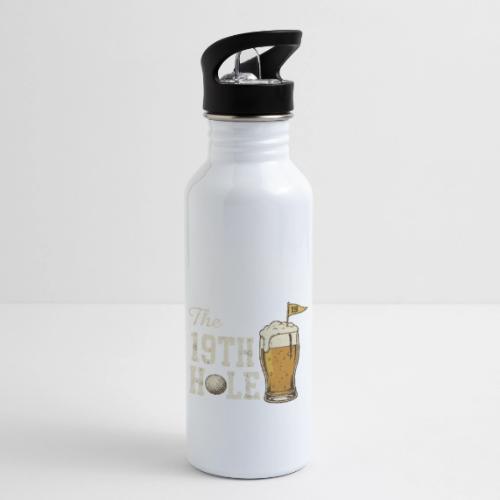 Golf Lover T-Shirt: The 19th Hole Beer Design - 20 oz Water Bottle