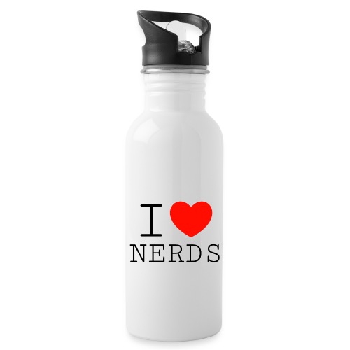 i LOVE NERDS - Water Bottle