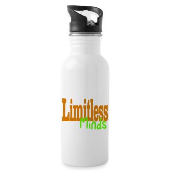 Limitless Minds - 20 oz Water Bottle - white - Right