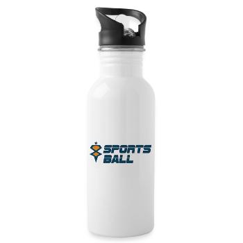Sports Ball! - 20 oz Water Bottle - white - Right