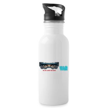 Watchful Eyes Neon Visor - 20 oz Water Bottle - white - Right