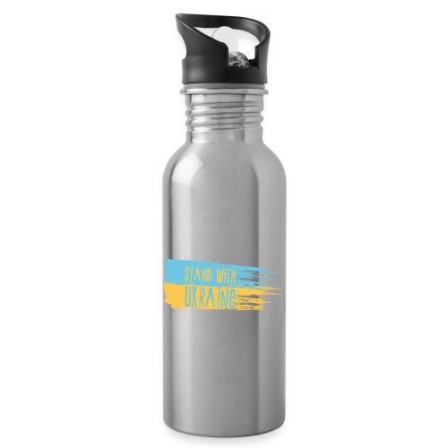 I Stand With Ukraine - 20 oz Water Bottle