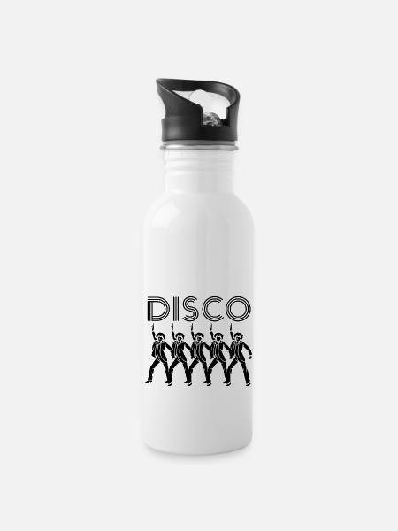 Disco - 20 oz Water Bottle - white