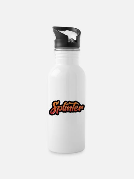 Splinter - 20 oz Water Bottle - white
