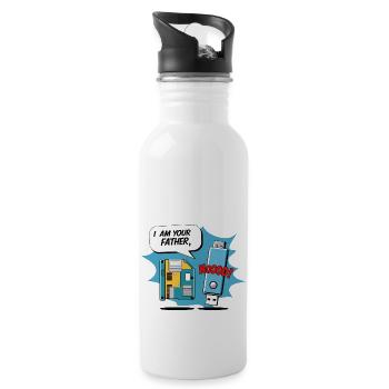 IT humor - 20 oz Water Bottle - white - Right