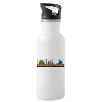 Print Failure Museum - 20 oz Water Bottle - white - Right