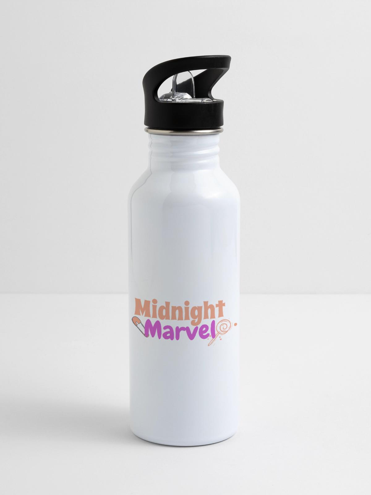 Midnight Marvel - 20 oz Water Bottle - white - Right