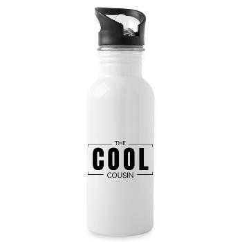 The Cool Cousin Funny Family Reunion for Relatives - 20 oz Water Bottle - white - Right