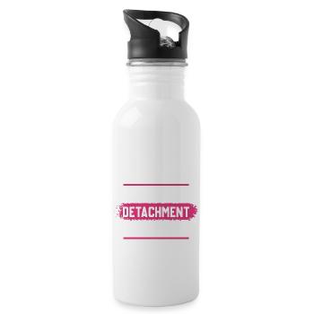 I Mastered Detachment I Can Leave Anyone Alone - 20 oz Water Bottle - white - Right