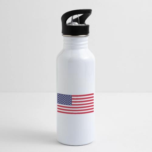 US Flag - 20 oz Water Bottle