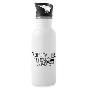 SIP TEA THROW SHADE - 20 oz Water Bottle - white - Right