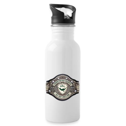 Nap Champion Belt T Shirt - 20 oz Water Bottle