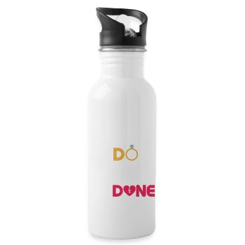 I Do, I Did, I'm Done Divorcee Divorce Women - 20 oz Water Bottle - white - Right